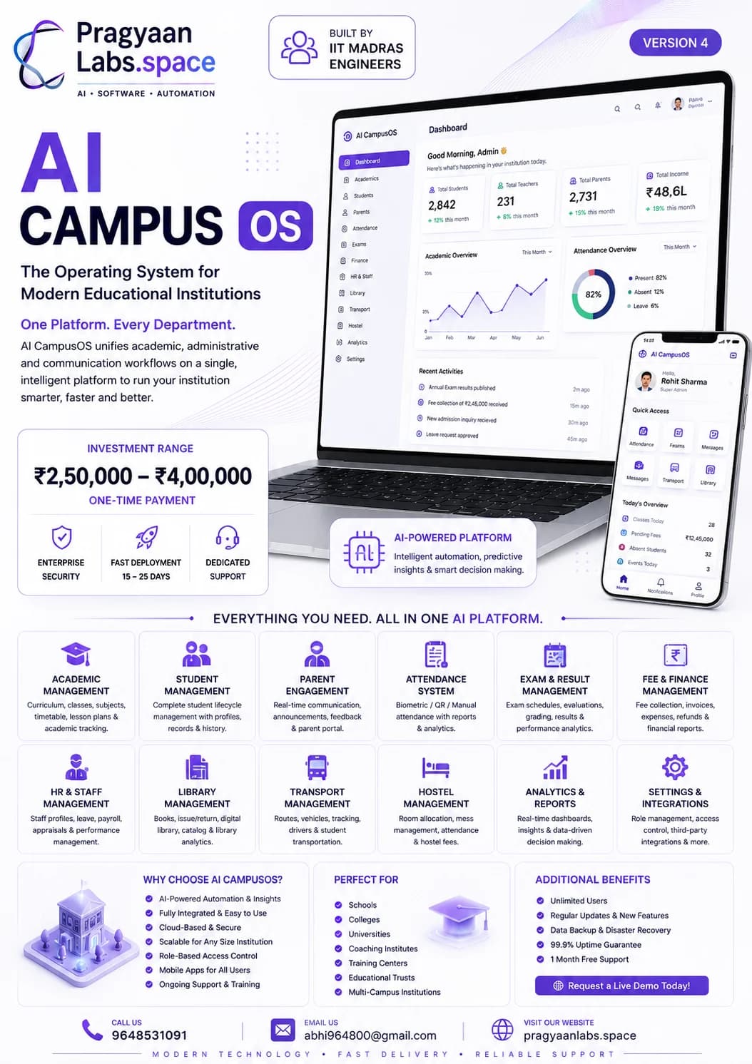 Schools & EdTech pricing plan 4